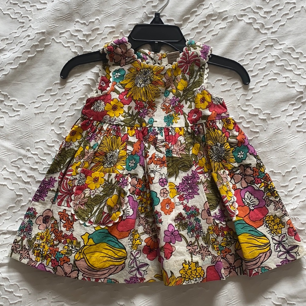 Peek 3-6 month floral sundress
